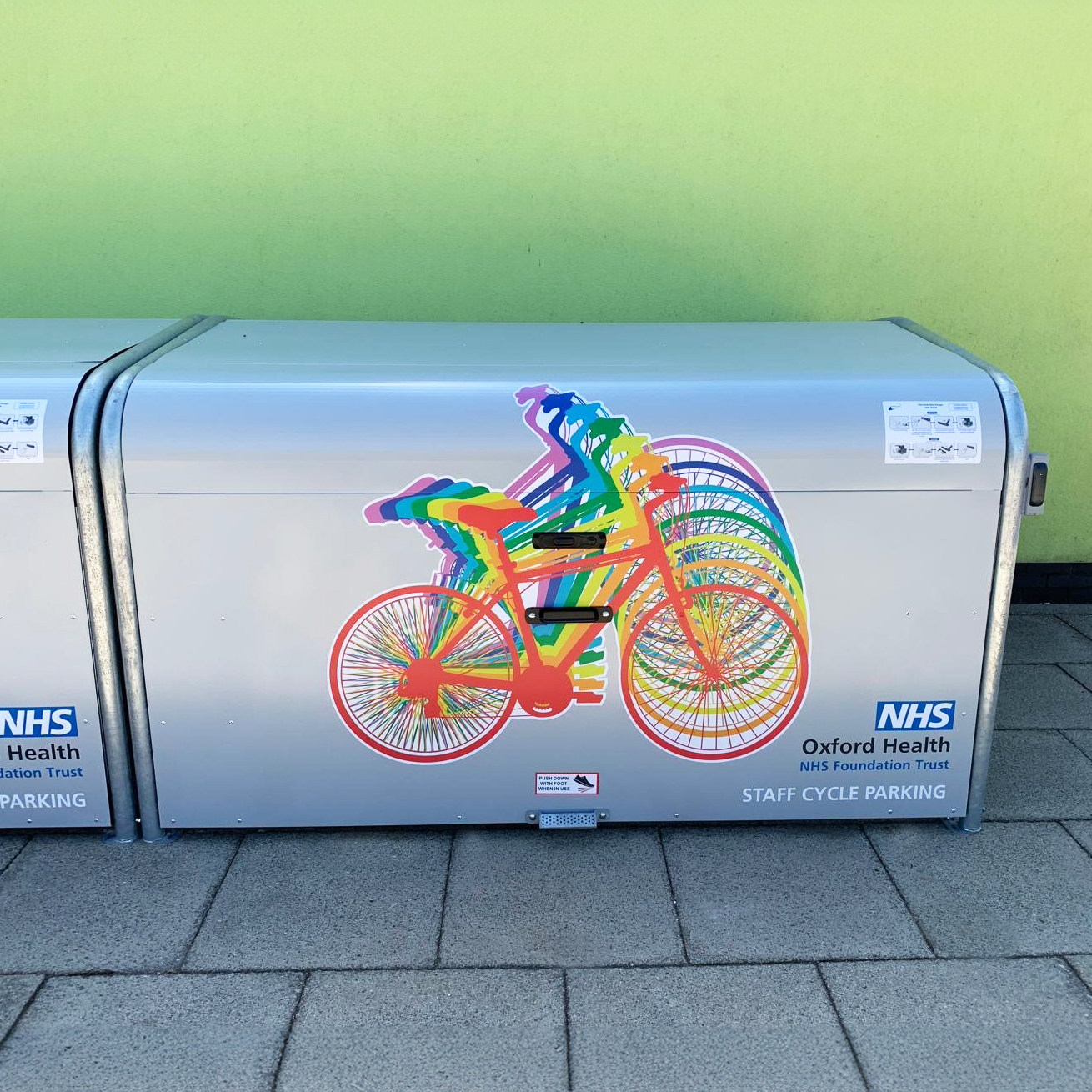 Oxford NHS Bike Hangar